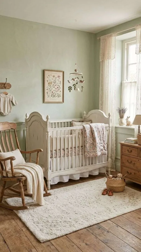 These French Country Nursery You'll Love for Years to Come 3 Distressed White Baby Crib
