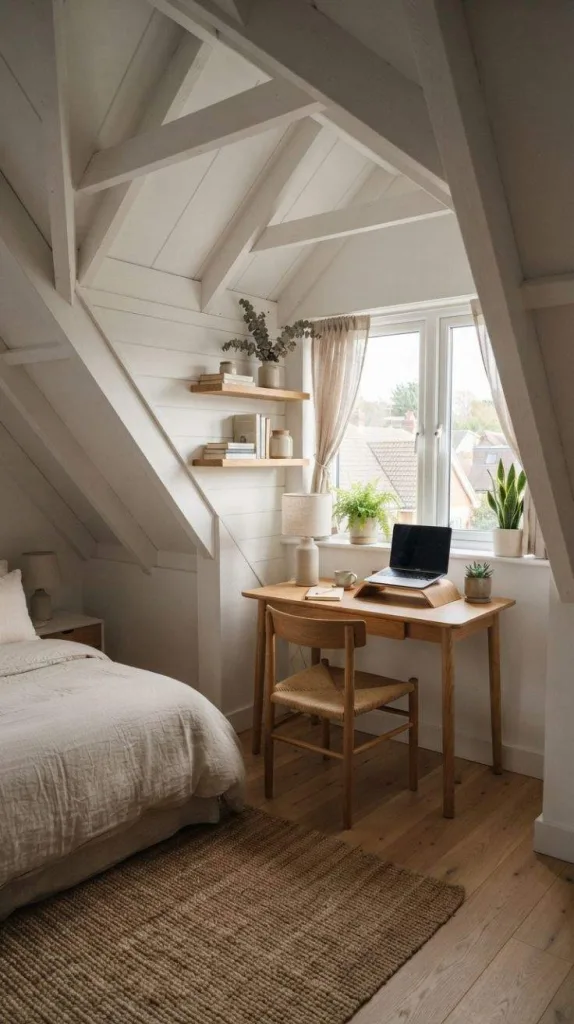 All These Attic Bedroom Ideas Don't Feel Small at All 10 Dormer Bedroom Corner Layout
