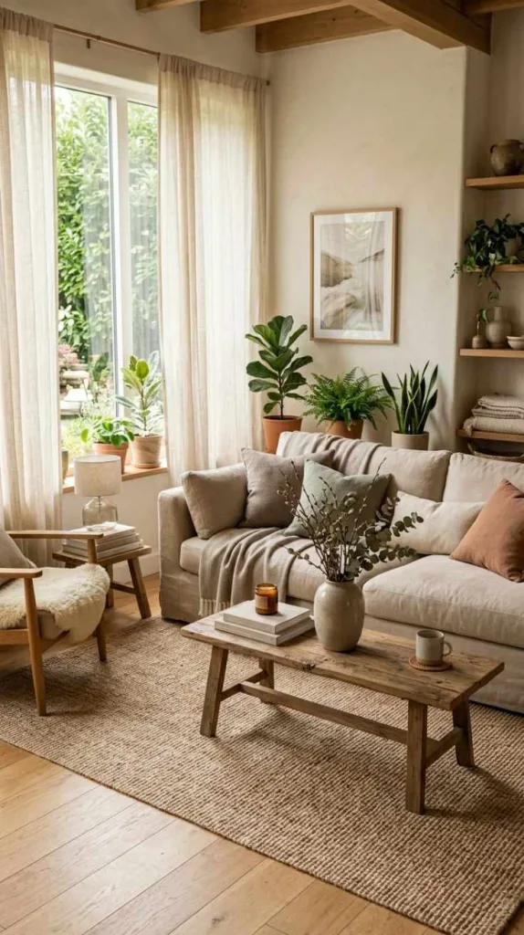 Beige Couch Living Room Worth Saving 5 Earthy Linen Retreat