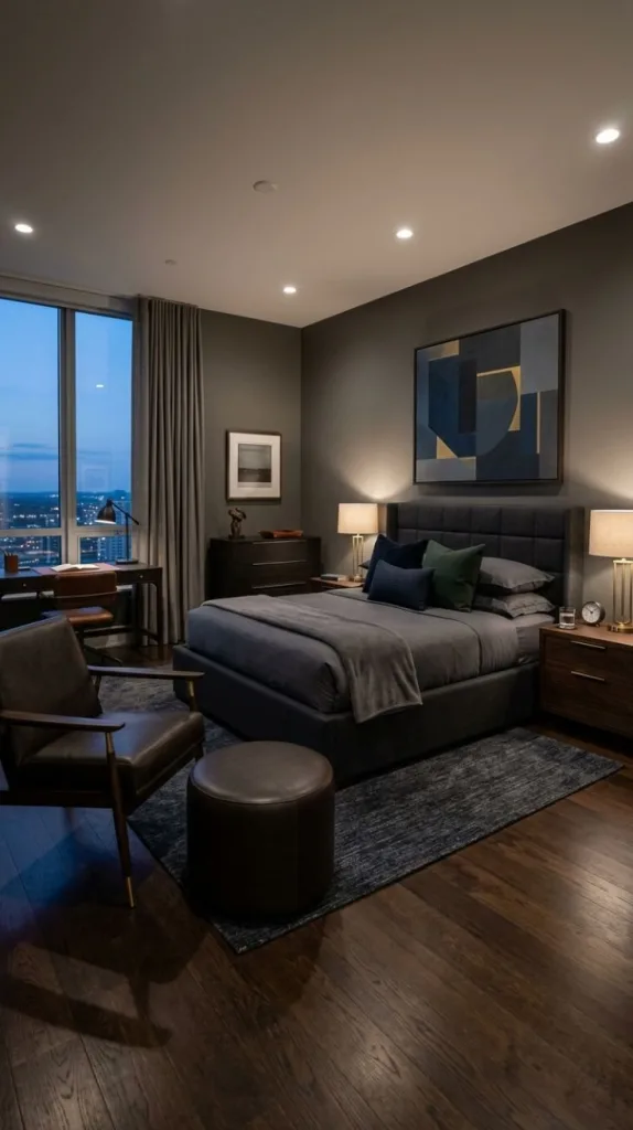 These Masculine Bedroom That Feels Like a Five-Star Suite 3 Executive Suite Bedroom