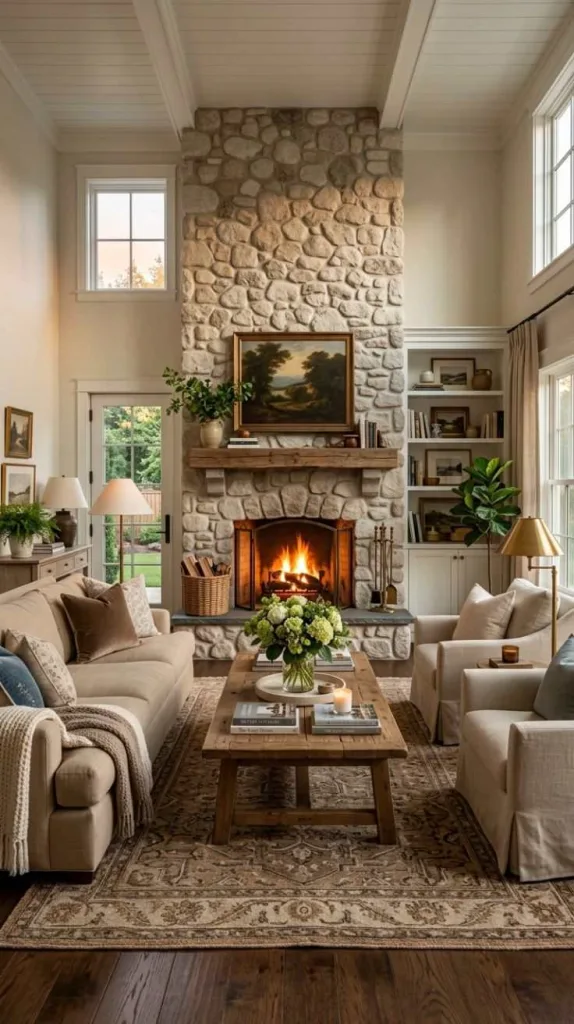 Fireplace Conversation Center