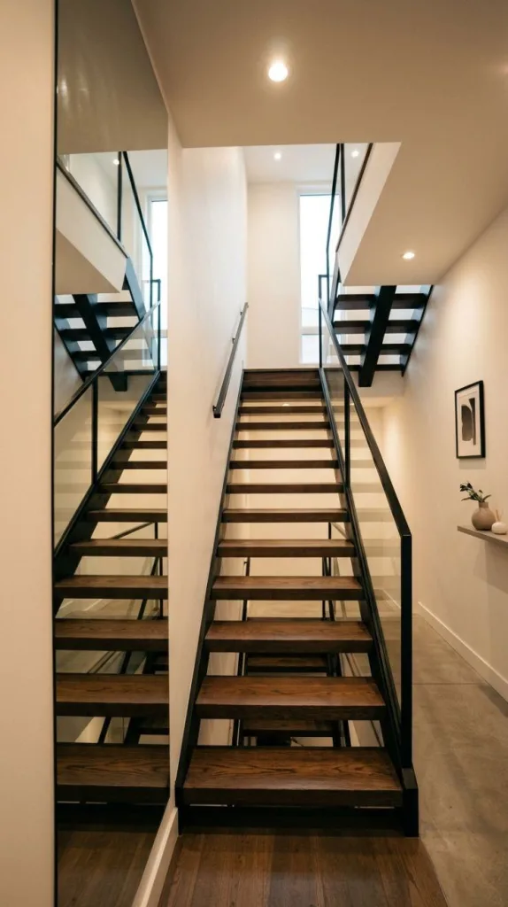 Floor-to-Ceiling Mirror Strip