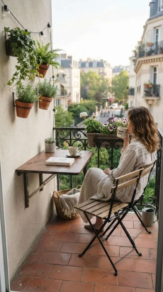11+ Balcony Decor Stylish Outdoor Living Spaces 6 Foldable Wall Café Corner