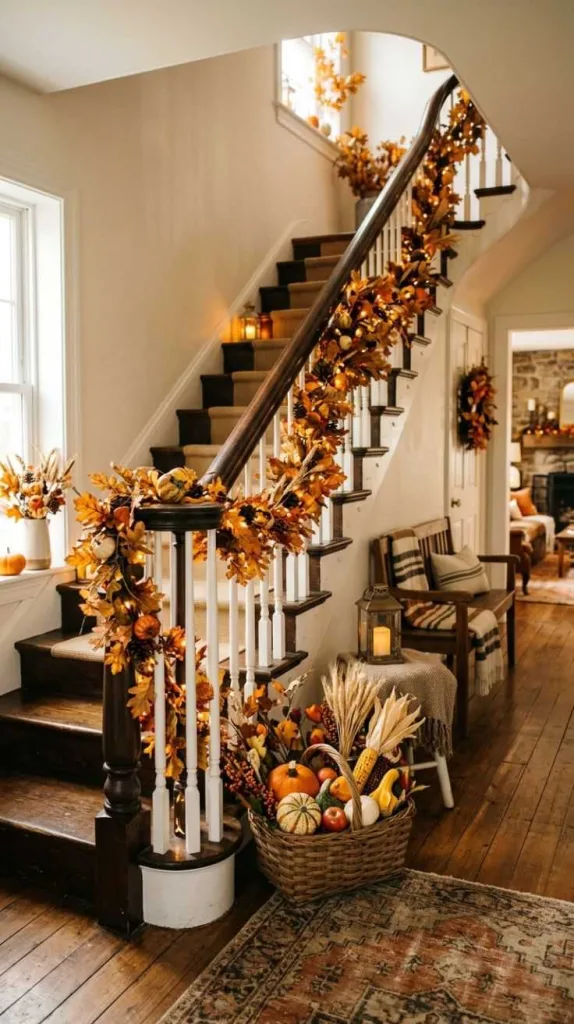 Harvest Basket Stair Landing