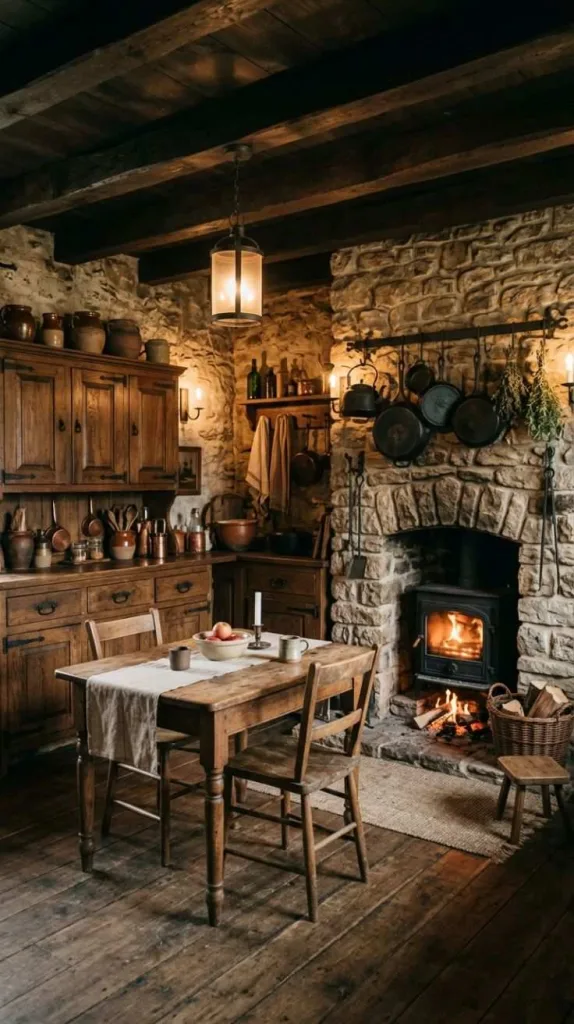 Dark Rustic Kitchen Ideas for Timeless Charm 8 Honey Oak Harmony
