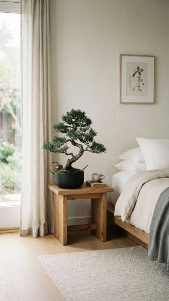 Indoor Bonsai Bedroom Corner
