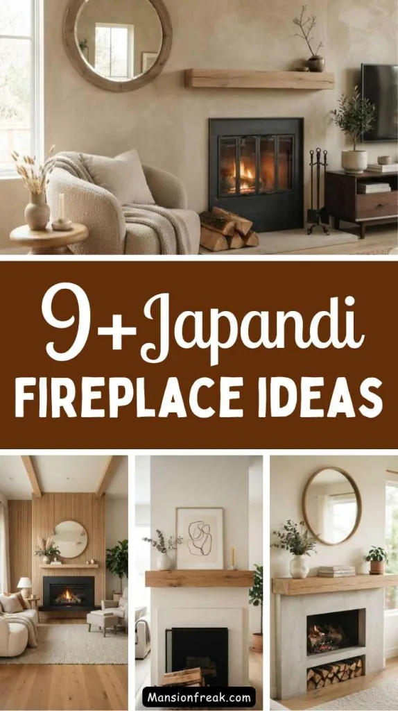 9+ Japandi Fireplace for Cozy Living Rooms 2 Japandi Fireplace