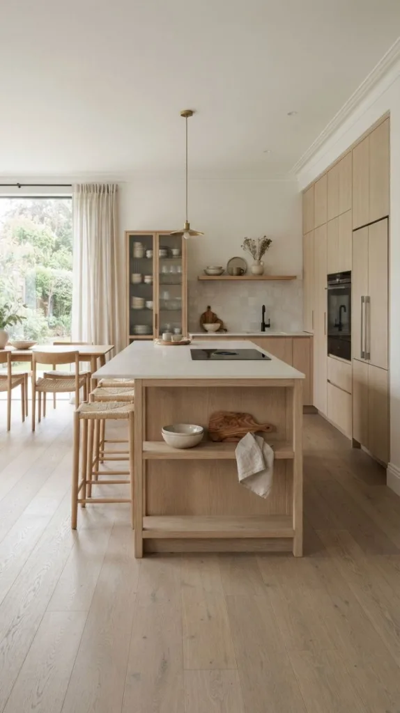 10 Japandi Style Kitchen Design for Modern Living 9 Japandi Kitchen Island Design
