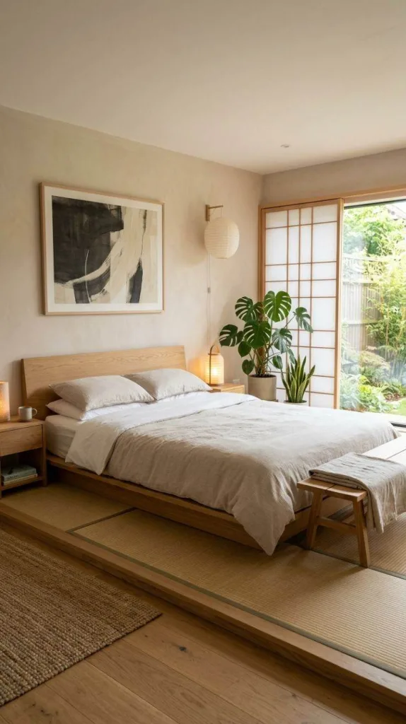 Japandi Retreat Bedroom