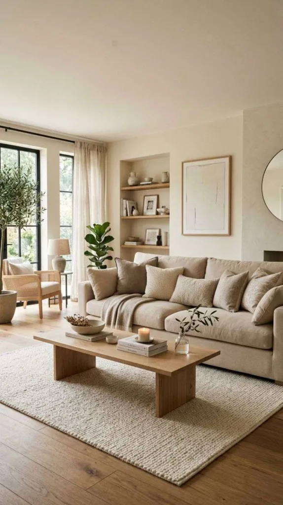 Beige Couch Living Room Worth Saving 4 Layered Neutral Living Room