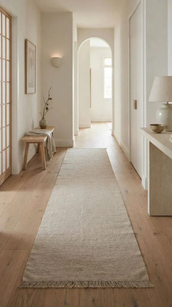 Linen Runner Hallway Style