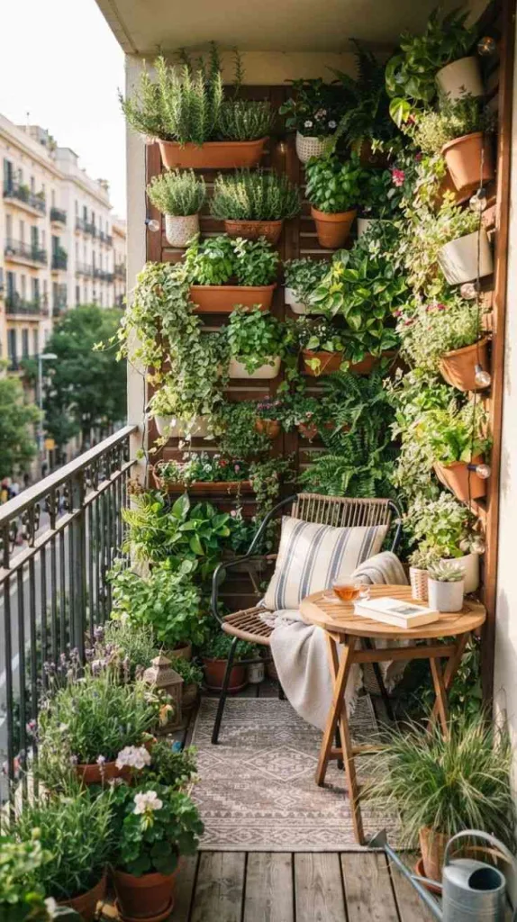 11+ Balcony Decor Stylish Outdoor Living Spaces 5 Living Vertical Garden