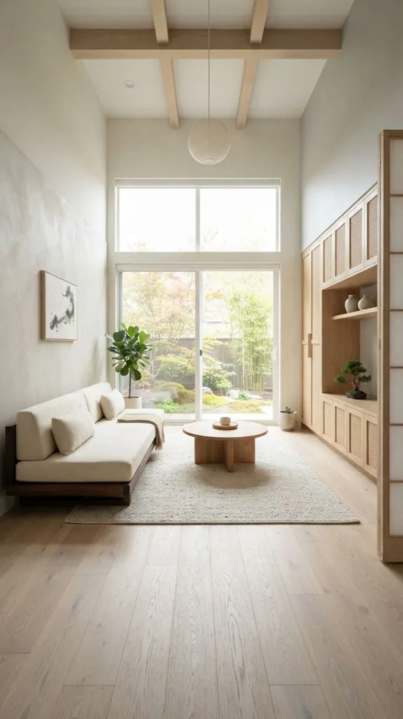 8+ Japandi Living Room Design for a Cozy Home 5 Low Profile Furniture Design