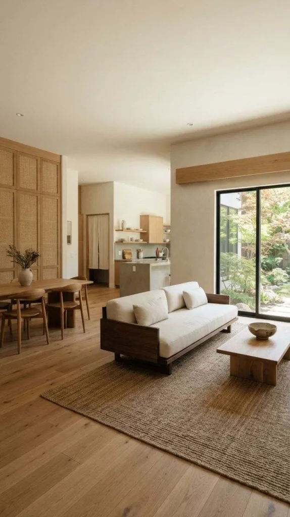 Low-Profile Japandi Sofa Style