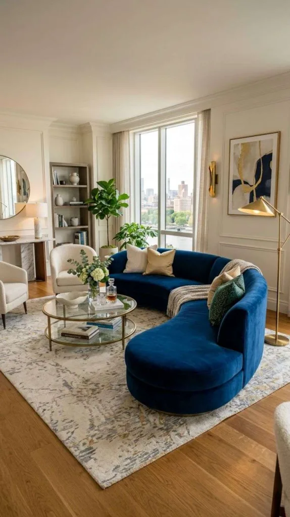 Curved Sofa Living Room With Designer Style 11 Luxury Curved Retreat