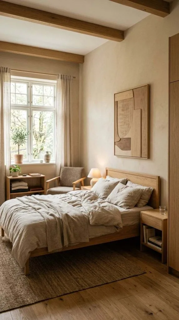 The Cozy Mens Bedroom Trend That's Taking Over Pinterest 9 Minimal Earthy Bedroom