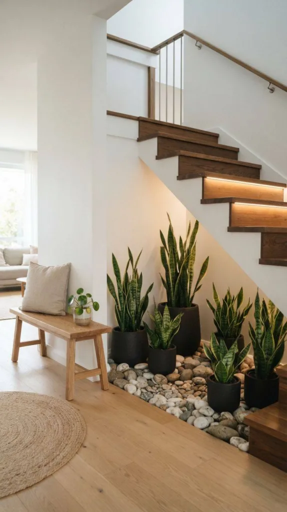 12 Under Staircase Decor for Stylish and Functional Spaces 3 Minimal Indoor Garden
