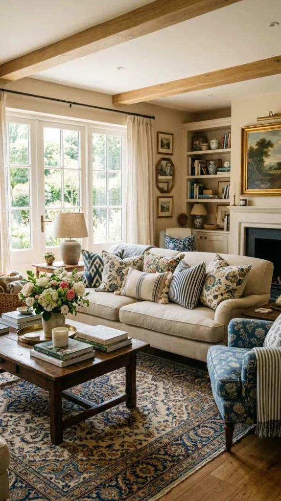 Mixed Pattern Upholstery