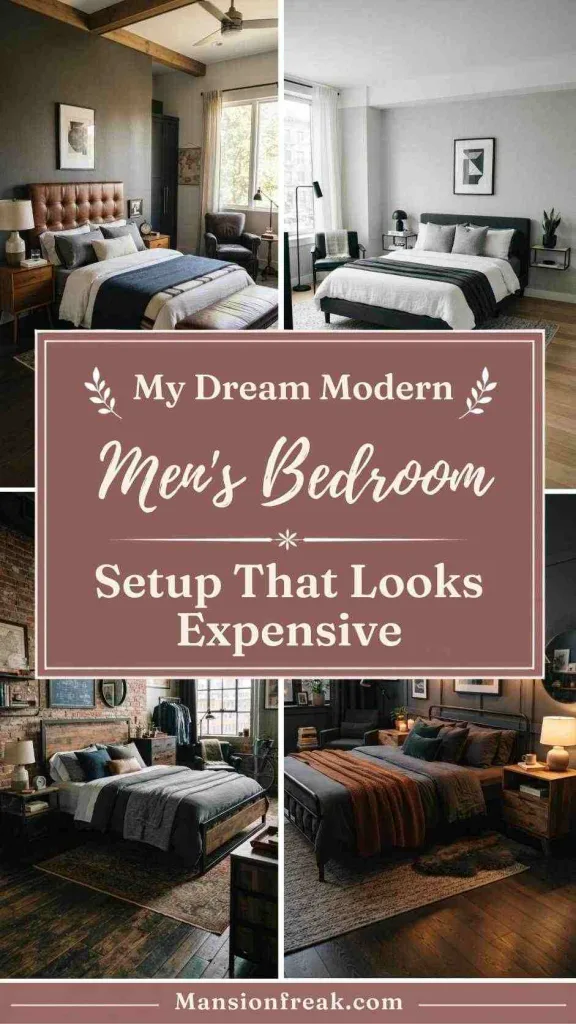 My Dream Modern Men's Bedroom Setup That Looks Expensive 2 Modern Men's Bedroom