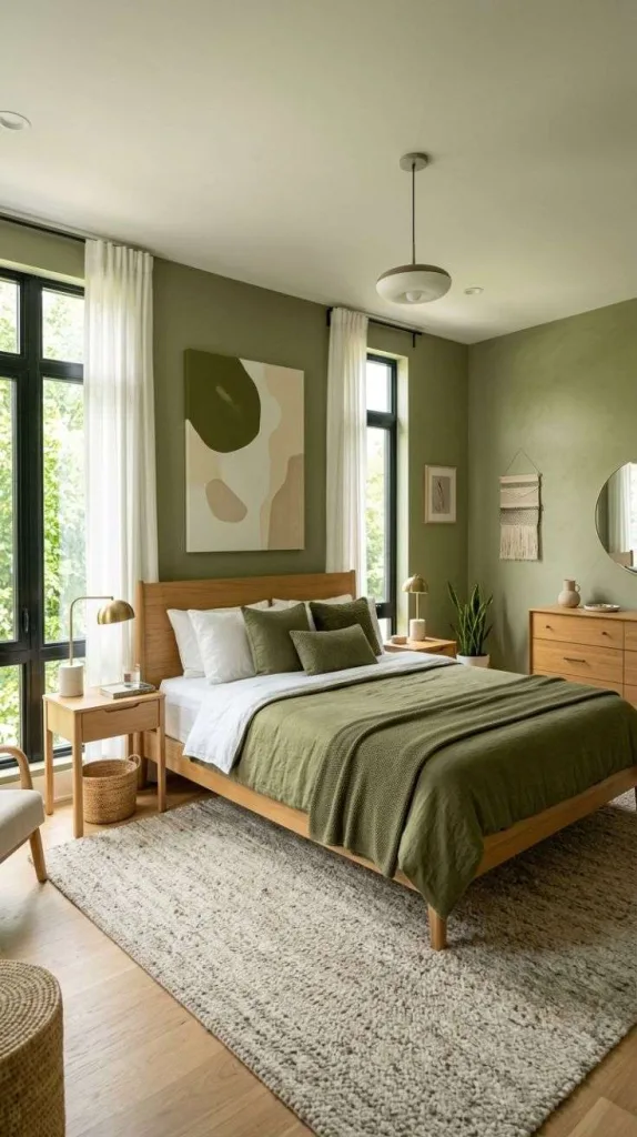 Modern Olive Green Harmony