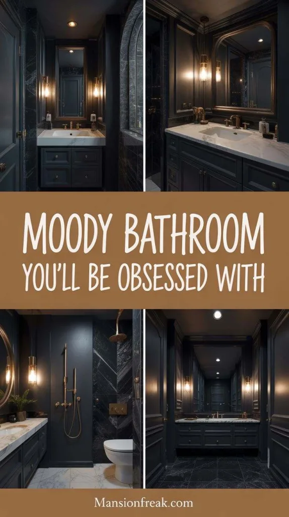 Moody Bathroom