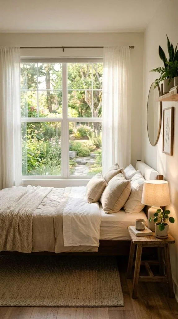 Off-Center Bed Layout 