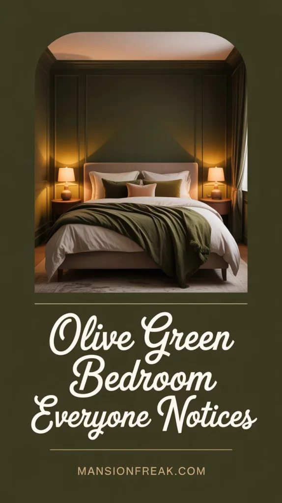 Olive Green Bedroom