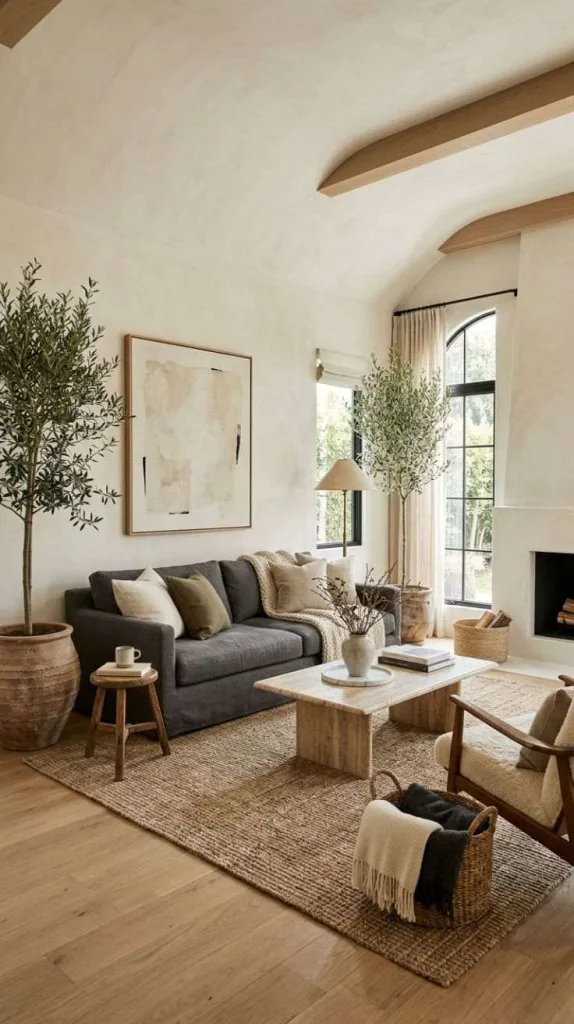 These Charcoal Couch Living Room Ideas Inspiration You'll Want to Save 3 Organic Modern