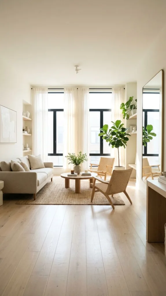 How to Brighten a Dark Room and Make It Feel Twice as Big 10 Pale Wood Flooring