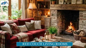 Red Couch Living Rooms