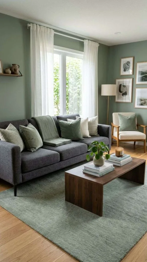 These Charcoal Couch Living Room Ideas Inspiration You'll Want to Save 4 Sage & Charcoal