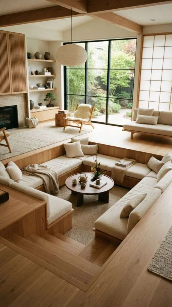 I Found 10 Japandi Interior Ideas You Tried Sooner 3 Sunken Conversation Room Design