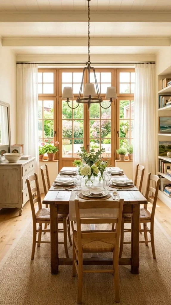 These Nancy Meyers Dining Room Details Designers Can't Stop Using 7 Sunlit Breakfast Dining