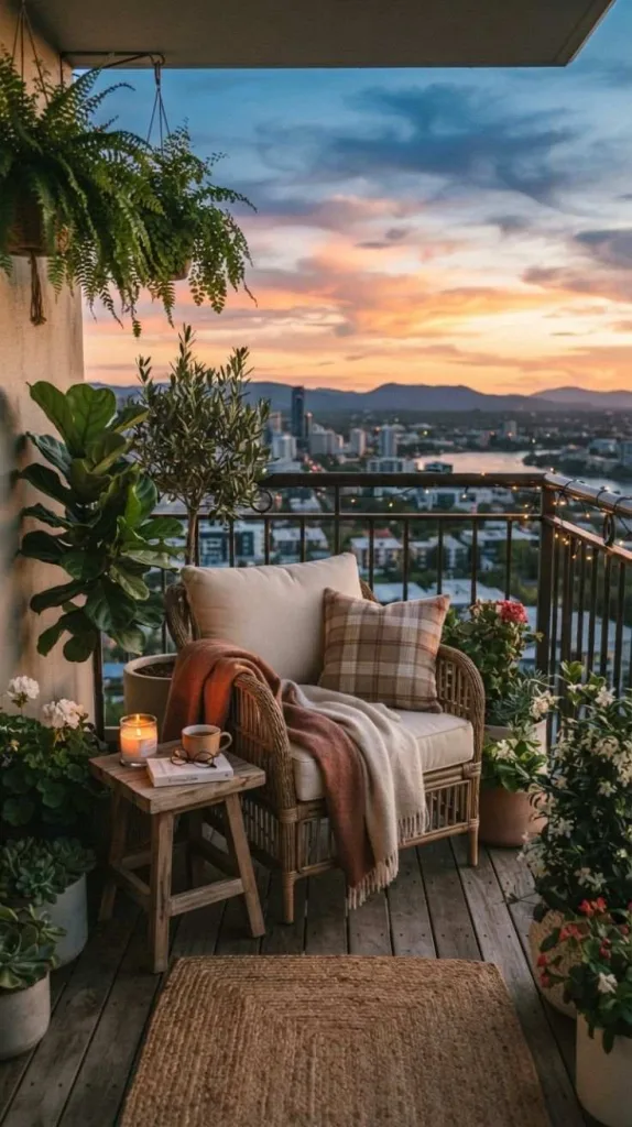 11+ Balcony Decor Stylish Outdoor Living Spaces 14 Sunset Lounge Retreat