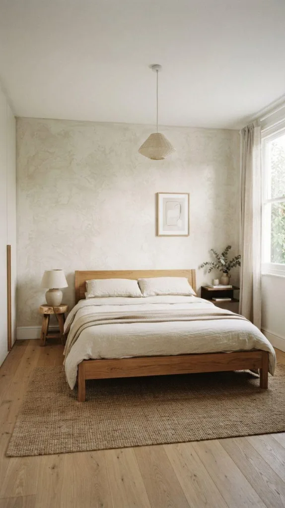 Textured Plaster Accent Wall