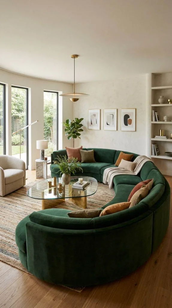Curved Sofa Living Room With Designer Style 9 U Shape Dramatic Design
