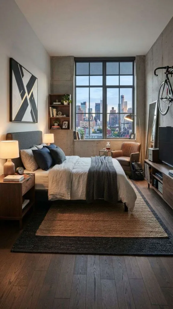 My Dream Modern Men's Bedroom Setup That Looks Expensive 12 Urban Bachelor Bedroom Style