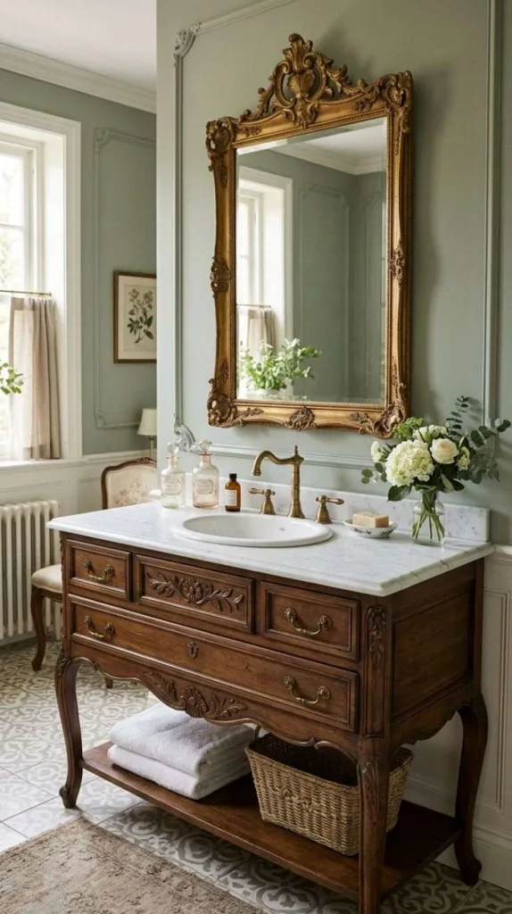 The Bathroom Vanity Everyone Wants This Year 9 Vintage Console Vanity