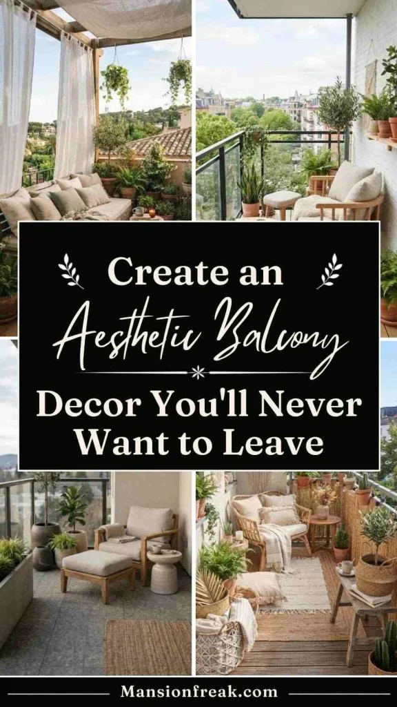 Create an Aesthetic Balcony Decor You'll Never 2 aesthetic balcony decor