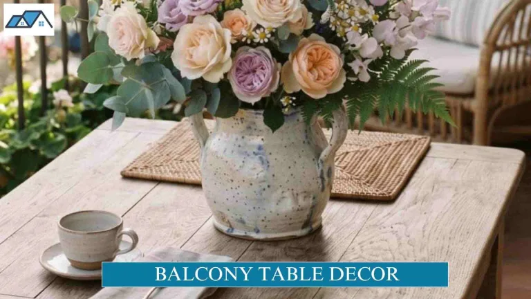 balcony table decor
