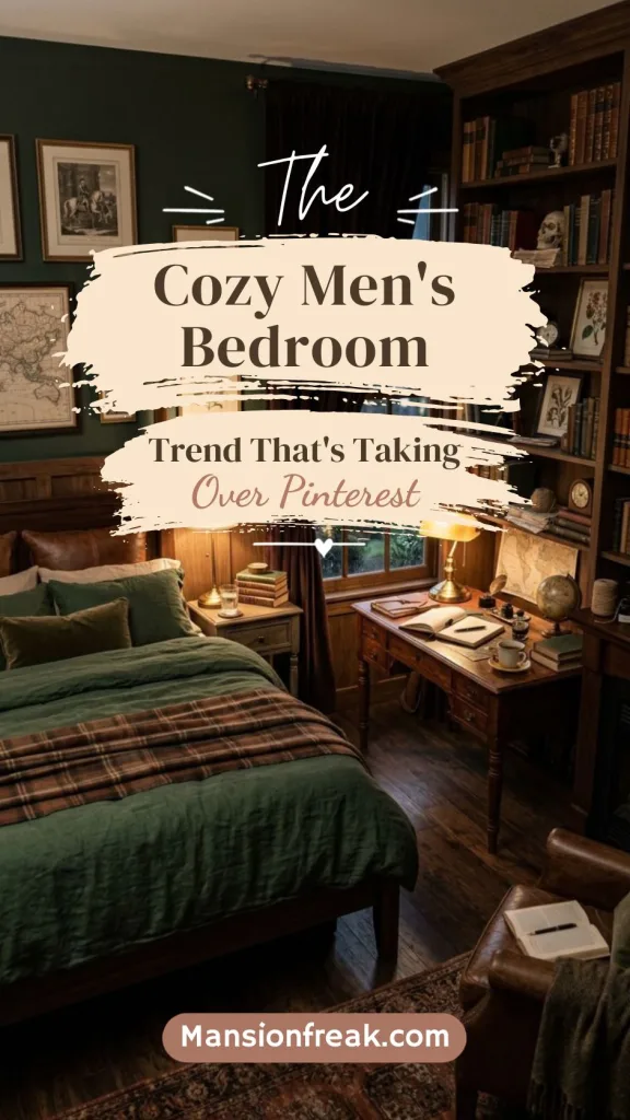The Cozy Mens Bedroom Trend That's Taking Over Pinterest 2 Cozy Mens Bedroom