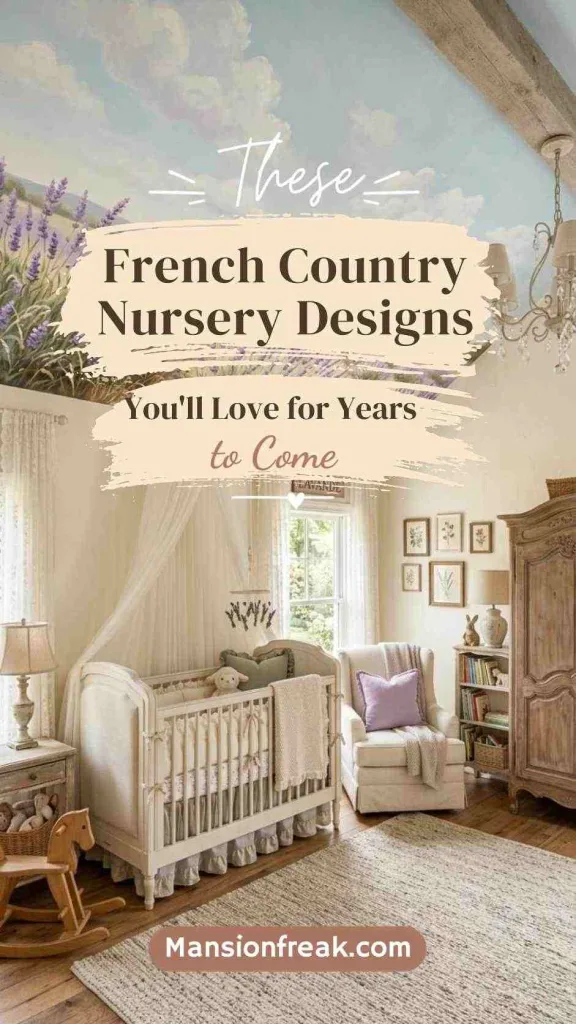 These French Country Nursery You'll Love for Years to Come 2 French Country Nursery