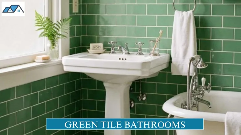 The Green Tile Bathrooms Trend That's Taking Over Pinterest 1 green tile bathrooms