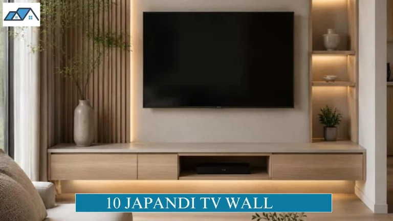 japandi tv wall