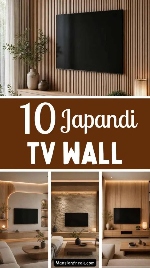 Japandi TV Wall