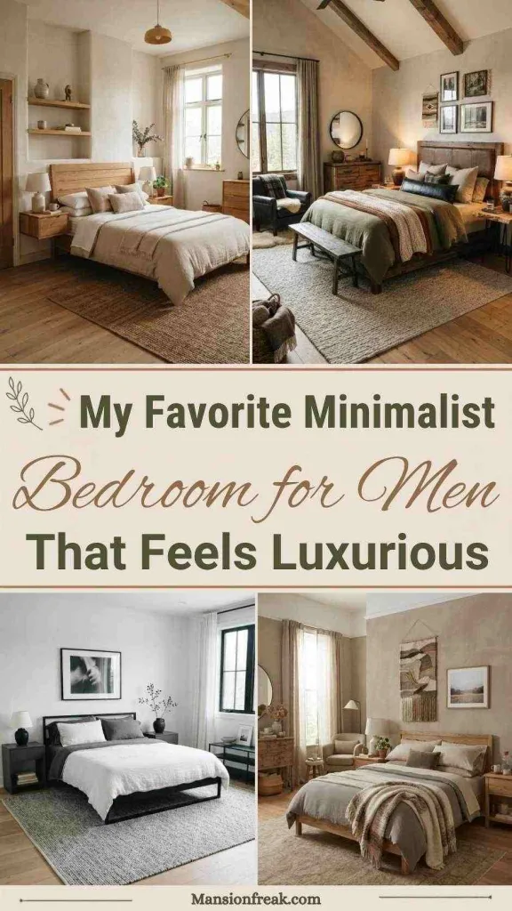 Minimalist Bedroom For Men