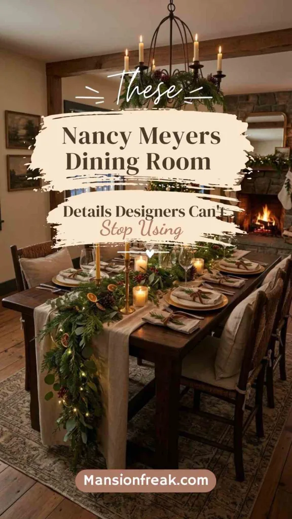 These Nancy Meyers Dining Room Details Designers Can't Stop Using 2 Nancy Meyers Dining Room