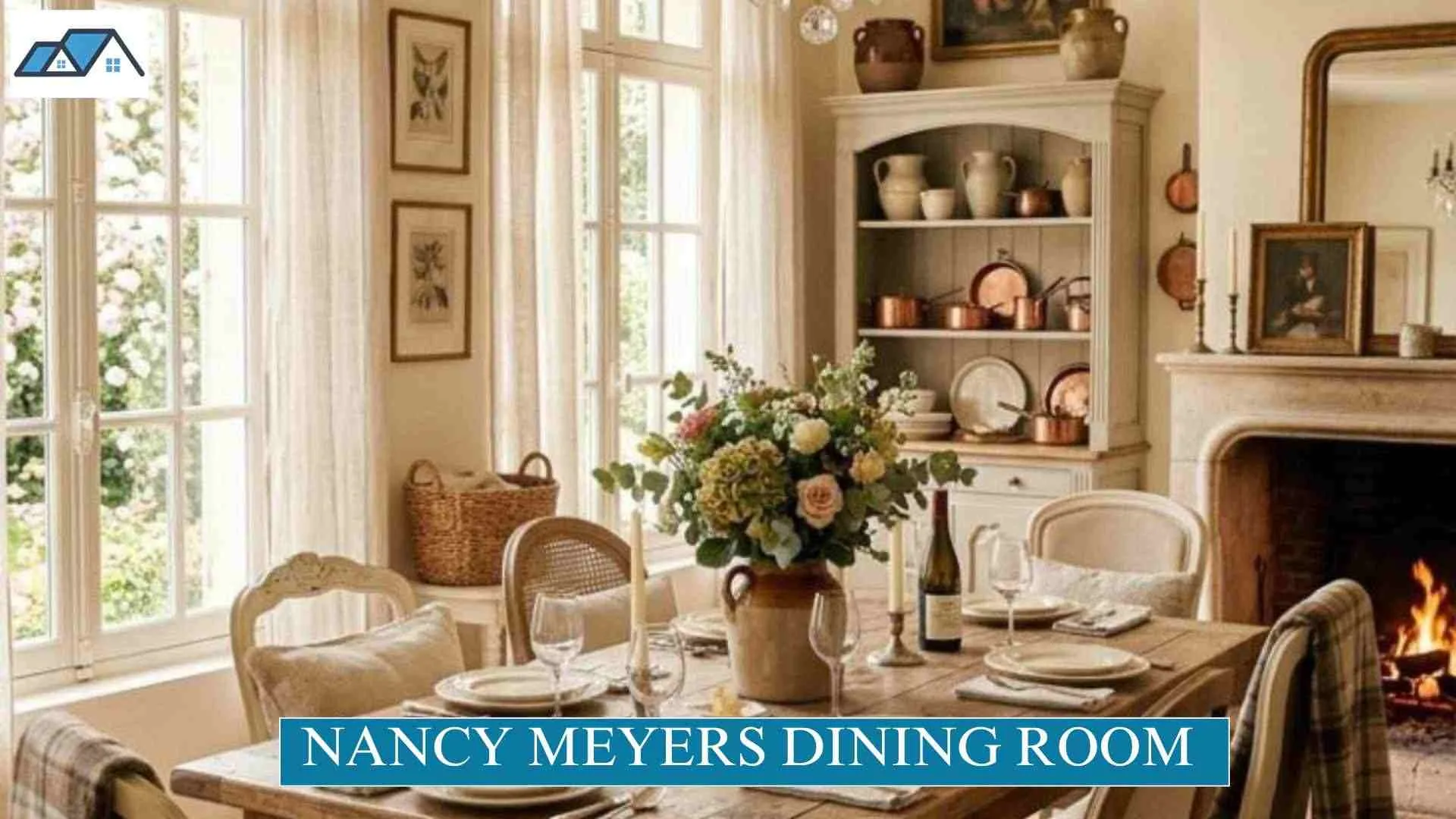 These Nancy Meyers Dining Room Details Designers Can't Stop Using 1 nancy meyers dining room