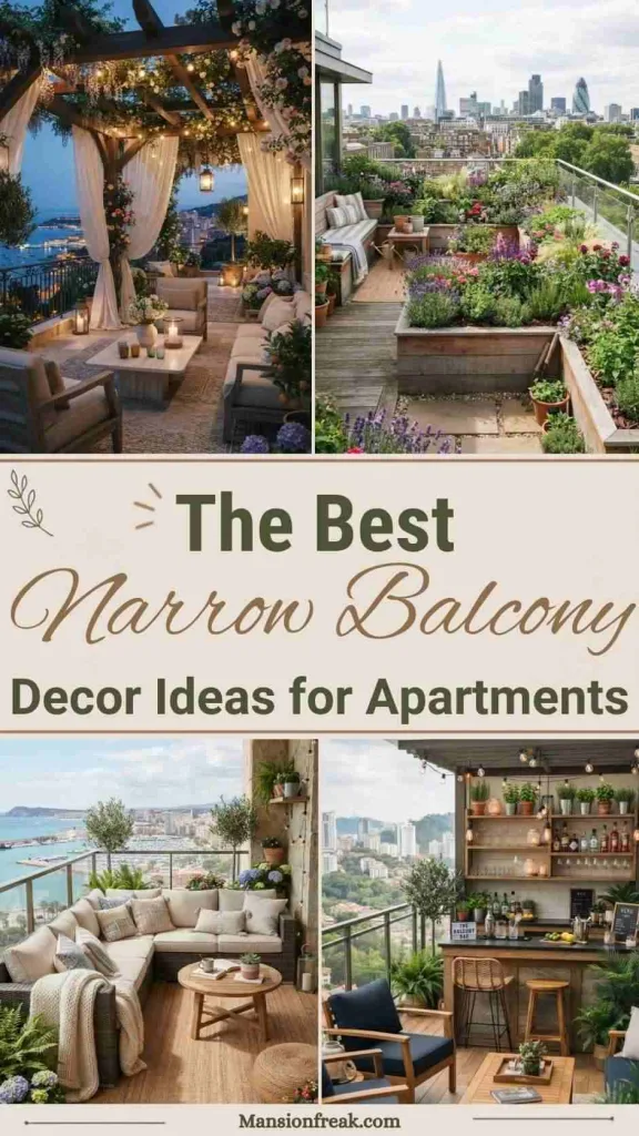 The Best Narrow Balcony Decor for Apartments 2 Narrow Balcony Decor