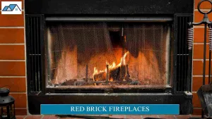 red brick fireplaces